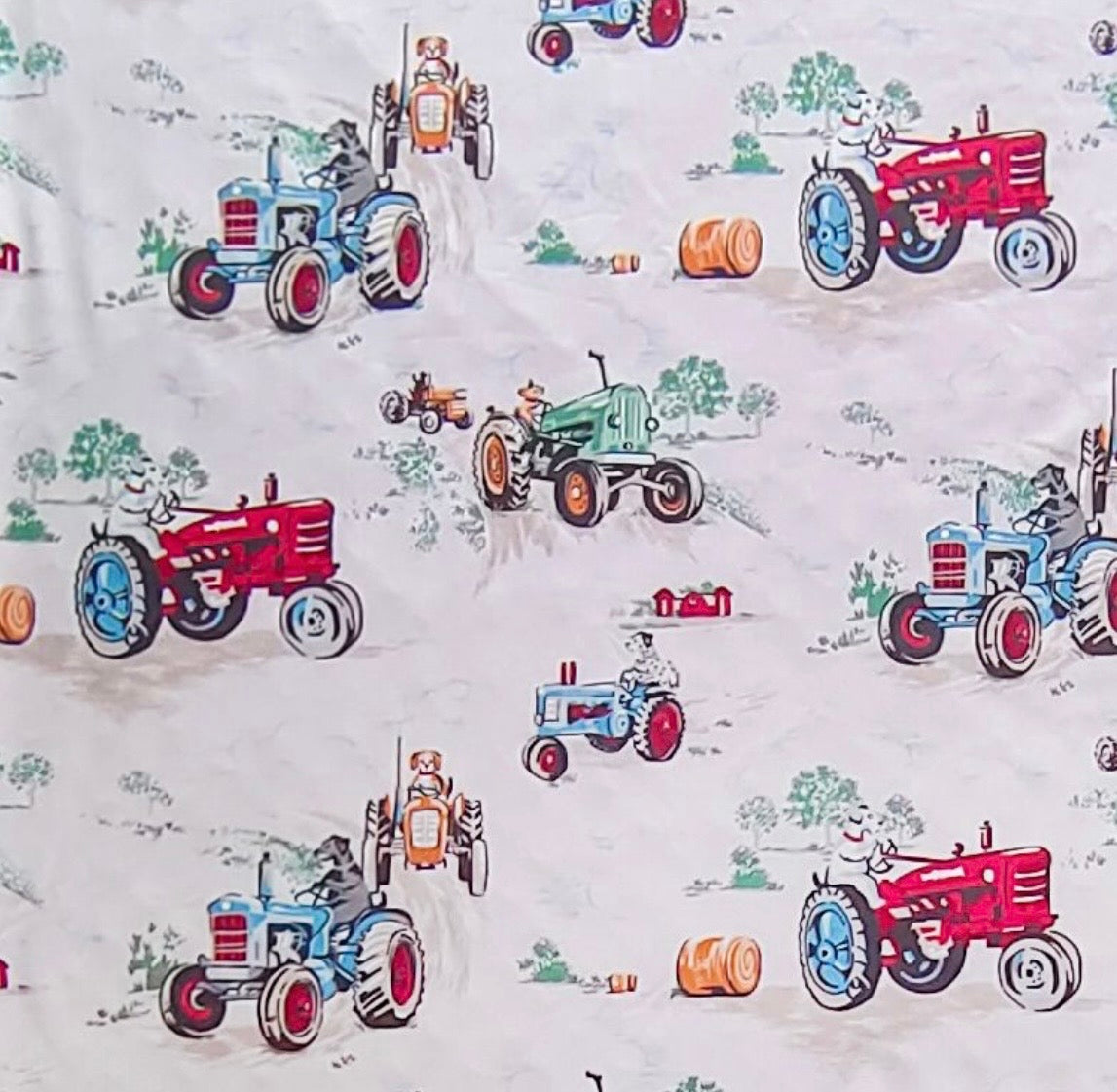 Baby Blanket - Doggone Tractor Blanket