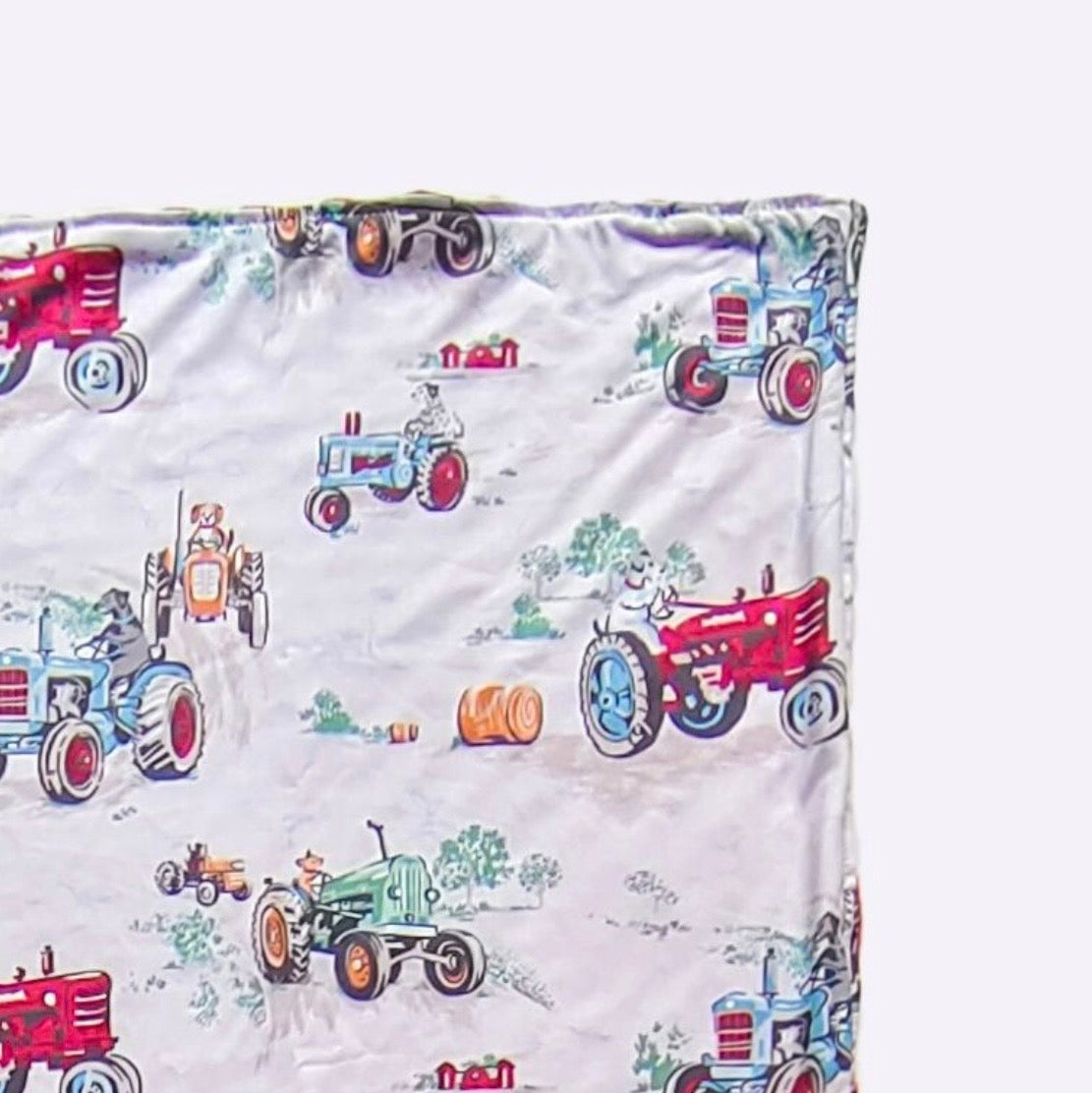 Baby Blanket - Doggone Tractor Blanket