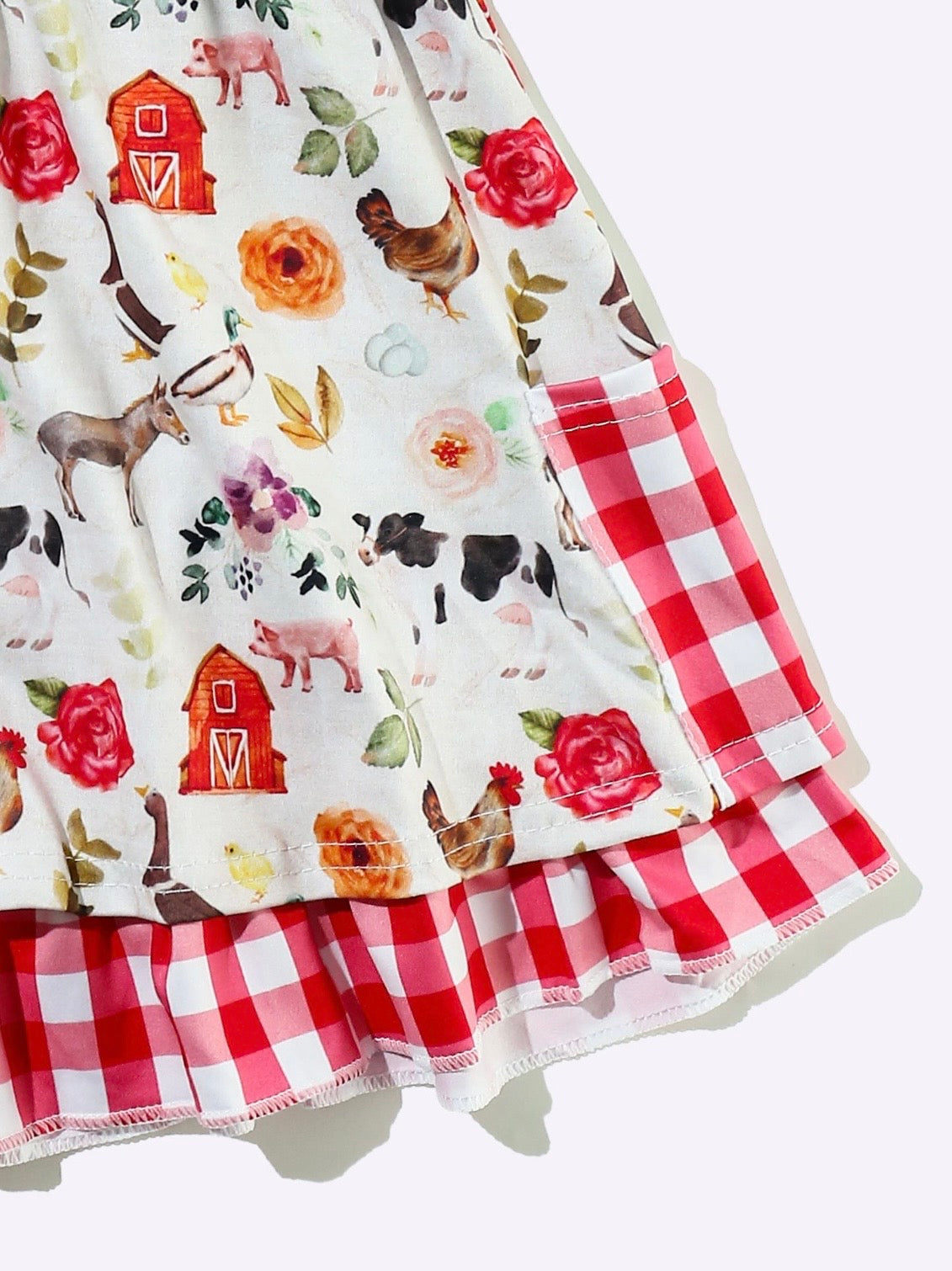 Clothing for Toddler Girl - Floral Farm Girls Dress