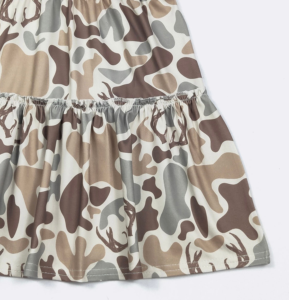 Clothing for Toddler Girl - Muted Camo Tier Girls Dress