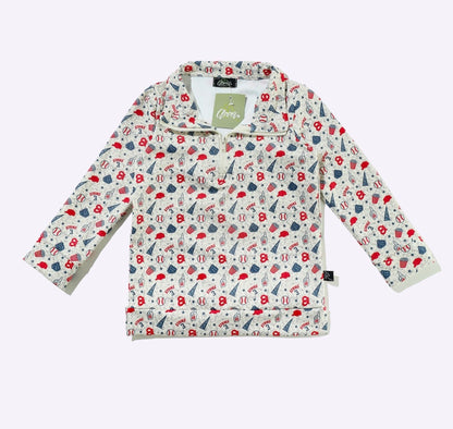 Clothing for Toddler Boy - Strike Baseball Quarter Zip Shirt