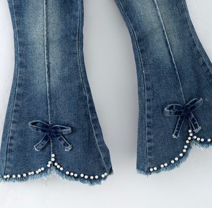 Clothing for Toddler Girl - Pearl Denim Flares