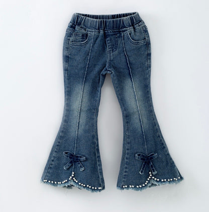 Clothing for Toddler Girl - Pearl Denim Flares