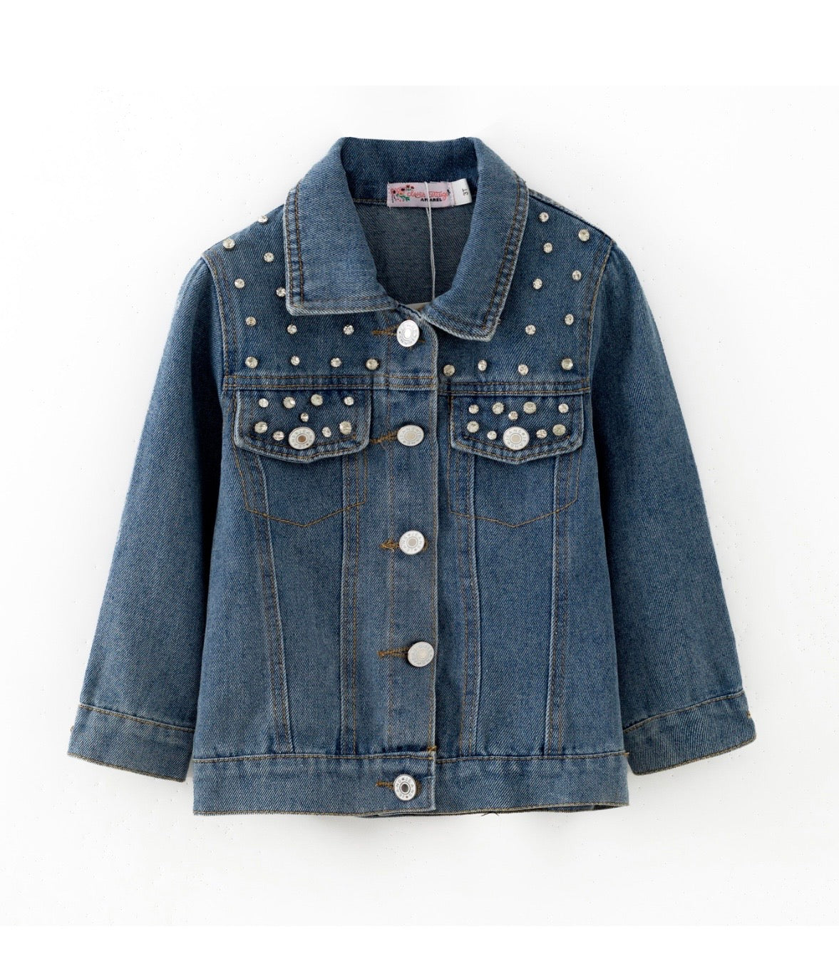 Clothing for Toddler Girl - Rhinestone Jean Denim Jacket