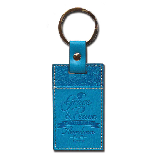 Keychain Blue Grace & Peace