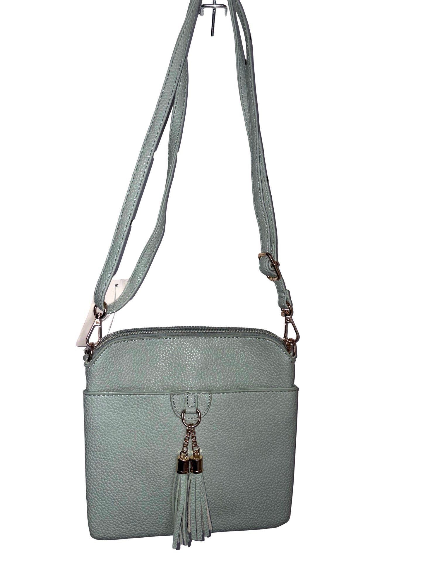 Handbag - Message Bag with Tassel / Medium Crossbody / Pocketbook Purse - available in 5 colors