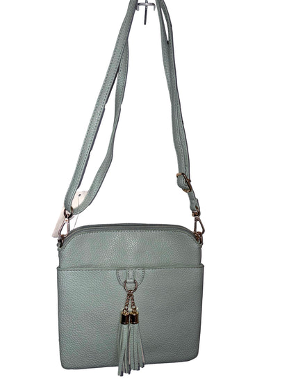 Handbag - Message Bag with Tassel / Medium Crossbody / Pocketbook Purse - available in 5 colors