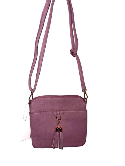 Handbag - Message Bag with Tassel / Medium Crossbody / Pocketbook Purse - available in 5 colors