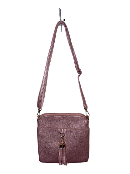 Handbag - Message Bag with Tassel / Medium Crossbody / Pocketbook Purse - available in 5 colors