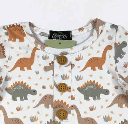 Clothing for Baby Boy - Dino Dreams Knotted Gown