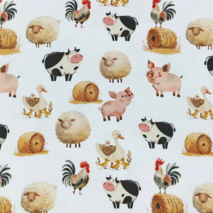 Clothing for Baby Boy - Farm Friends Knotted Gown
