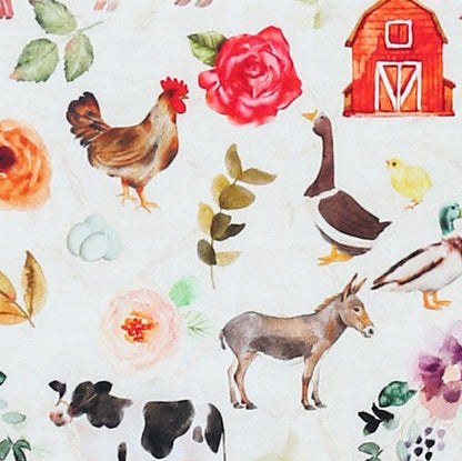 Clothing for Baby Girl - Floral Farm Baby Romper