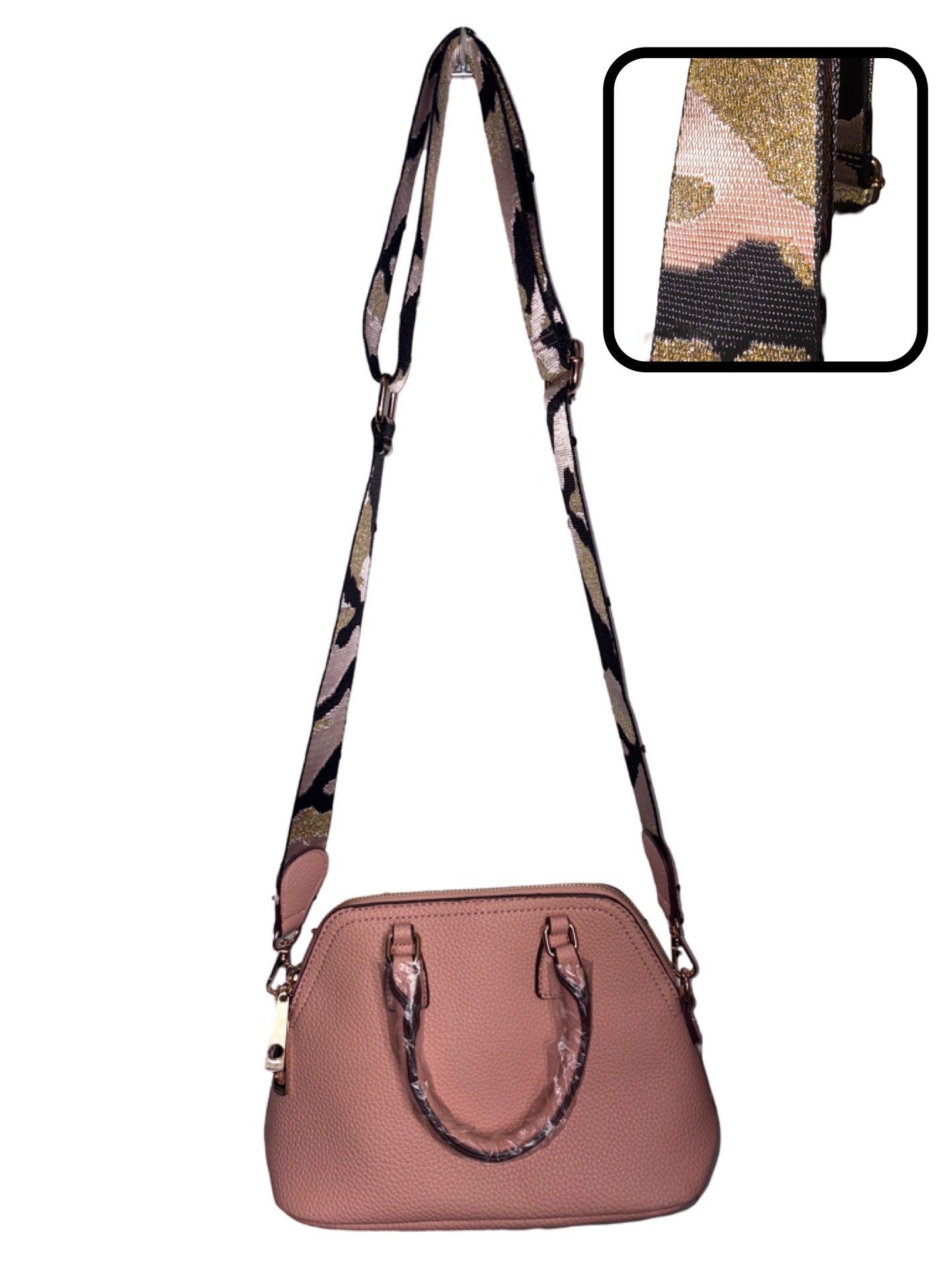 Handbag - Satchel With Wide Detachable Shoulder Strap / Crossbody Bag available in 5 colors