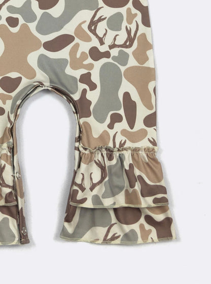 Clothing for Baby Girl - Muted Camo Baby Romper