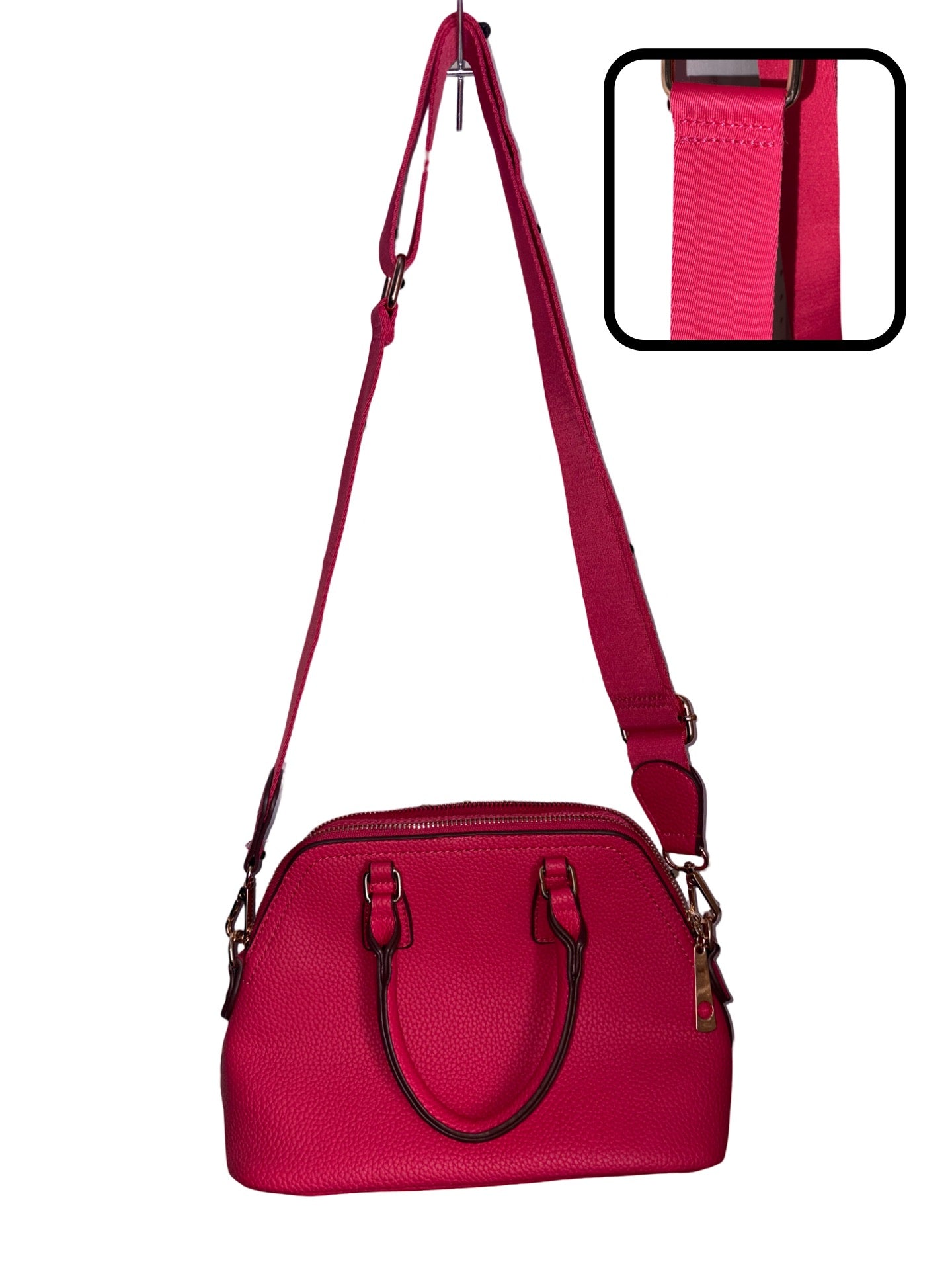 Handbag - Satchel With Wide Detachable Shoulder Strap / Crossbody Bag available in 5 colors