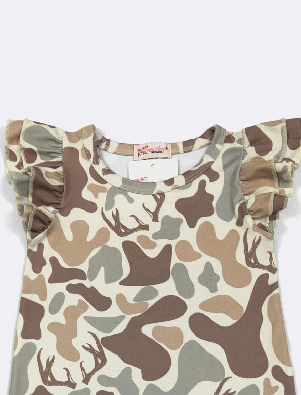 Clothing for Baby Girl - Muted Camo Baby Romper