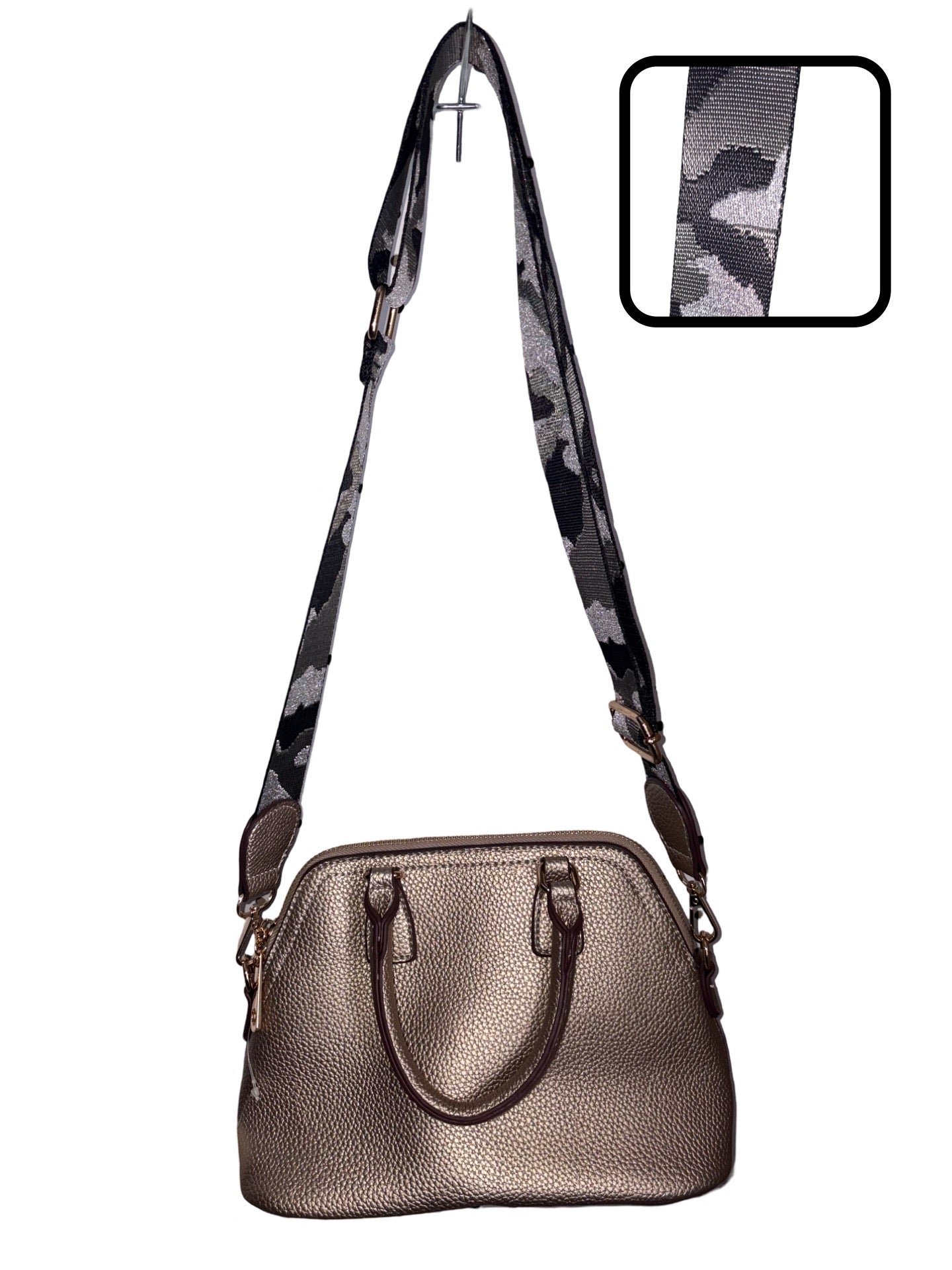 Handbag - Satchel With Wide Detachable Shoulder Strap / Crossbody Bag available in 5 colors