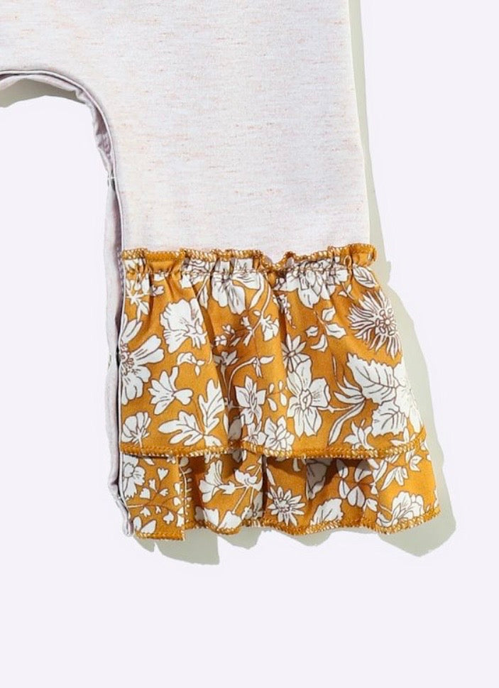 Clothing for Baby Girl - Waverly Pumpkin Baby Romper