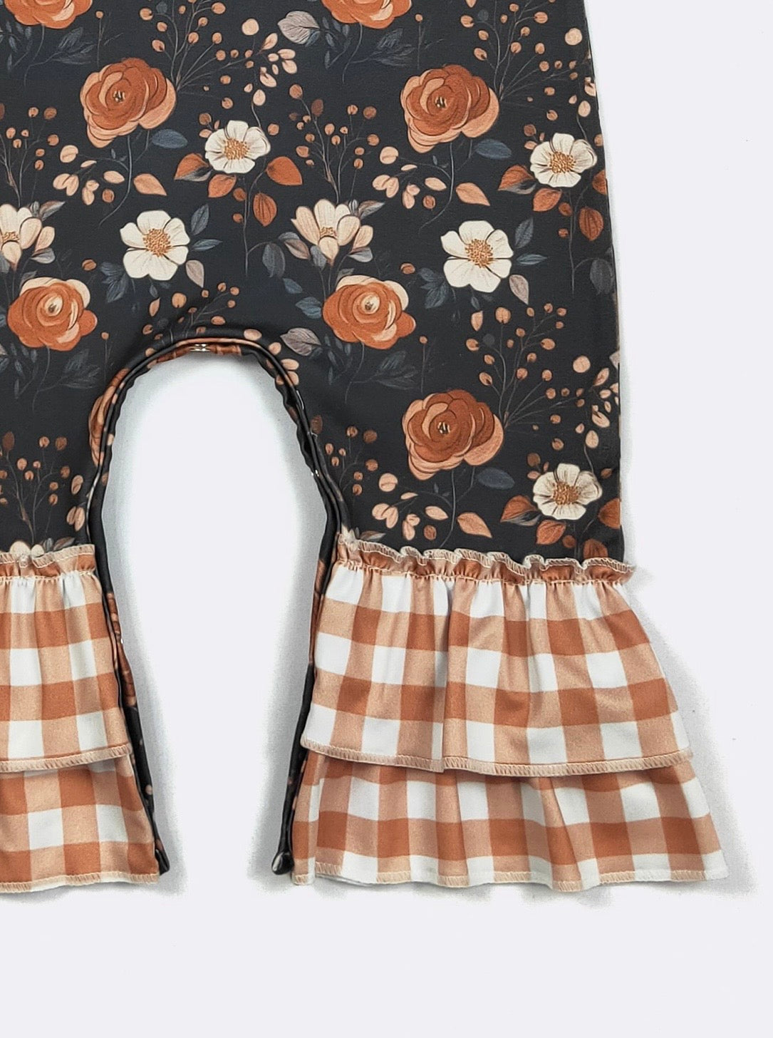 Clothing for Baby Girl - Rusty Midnight Floral Baby Romper