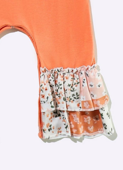 Clothing for Baby Girl - Turkey Patchwork Baby Romper