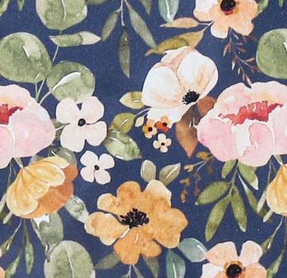 Clothing for Toddler Girl - Navy Wispy Floral Girls Set