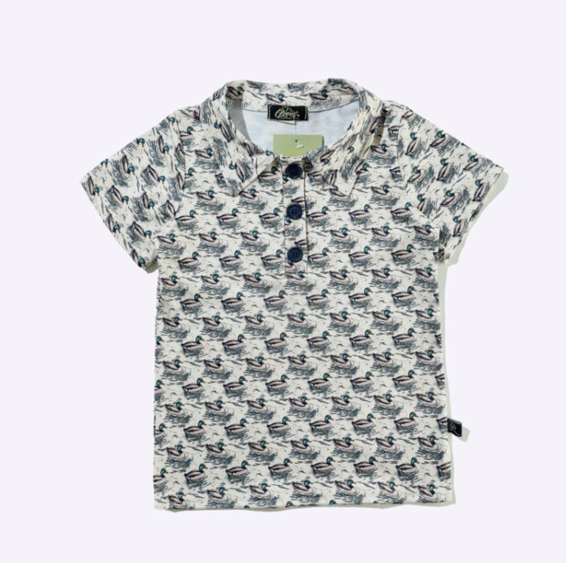Clothing for Toddler Boy - SS Lakeside Mallard Boy Collar Shirt