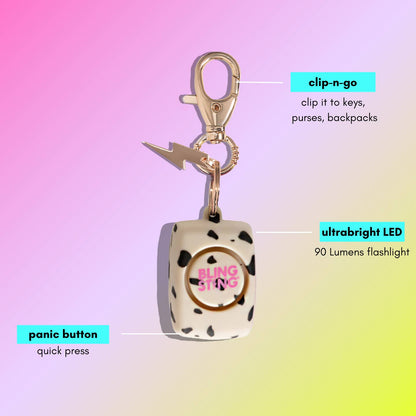 BlingSting - Mini Personal Alarm / Modern Cheetah