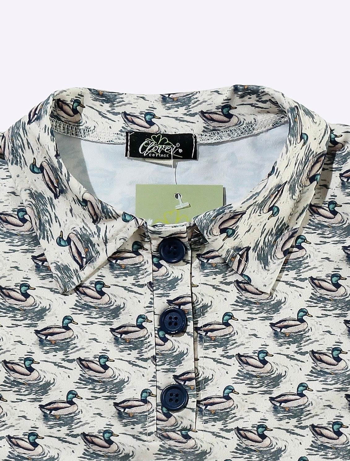 Clothing for Toddler Boy - SS Lakeside Mallard Boy Collar Shirt