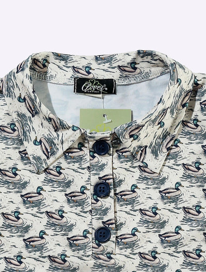 Clothing for Toddler Boy - SS Lakeside Mallard Boy Collar Shirt