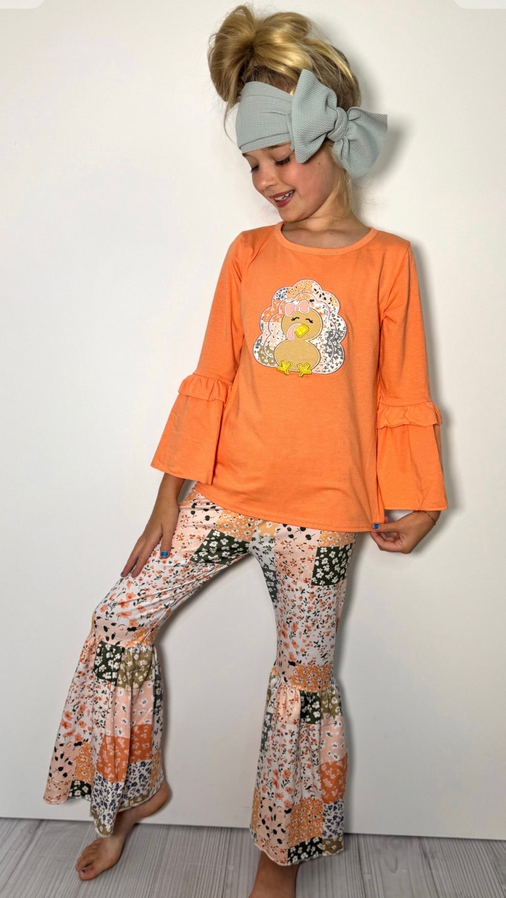 Clothing for Toddler Girl - Turkey Patchwork Girls Set