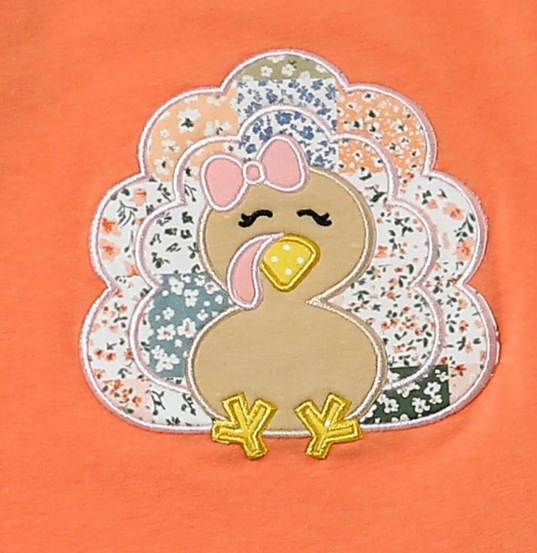 Clothing for Toddler Girl - Turkey Patchwork Girls Set