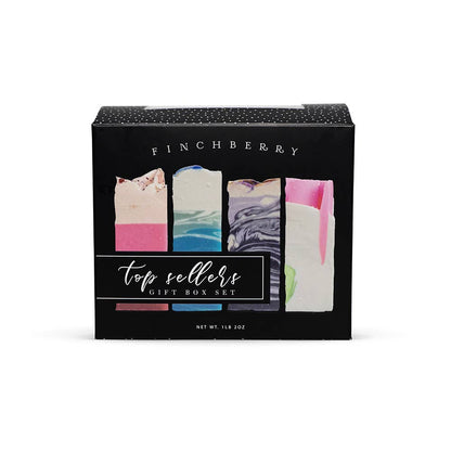 Finchberry Top Sellers 4 Bar Bath & Body Gift Box Set