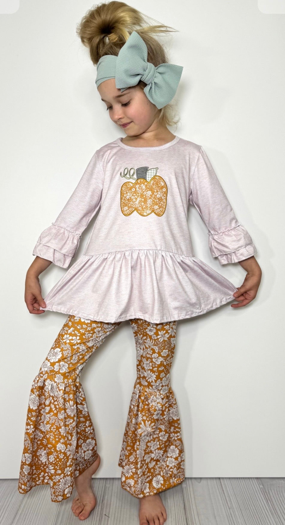 Clothing for Toddler Girl - Waverly Pumpkin Girls Set