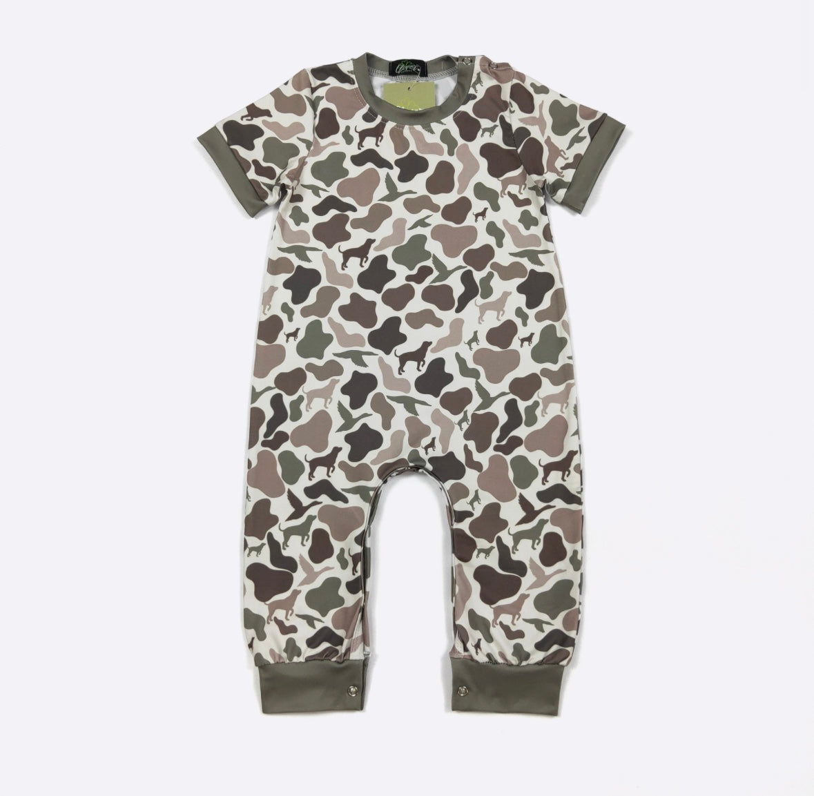 Clothing for Baby Boy - Camo Hunters Boy Romper