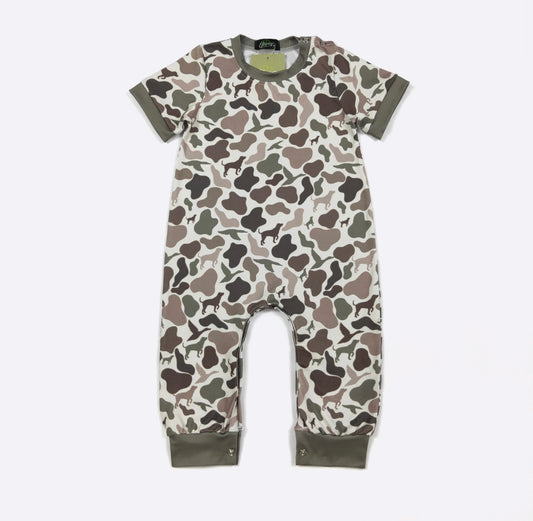 Clothing for Baby Boy - Camo Hunters Boy Romper