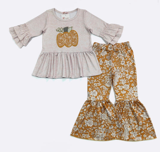 Clothing for Toddler Girl - Waverly Pumpkin Girls Set