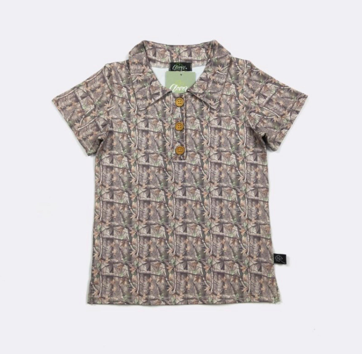 Clothing for Toddler Boy - Woody Camo Boy Collar Shirt