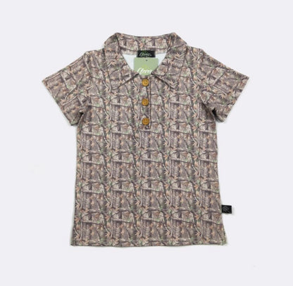 Clothing for Toddler Boy - Woody Camo Boy Collar Shirt