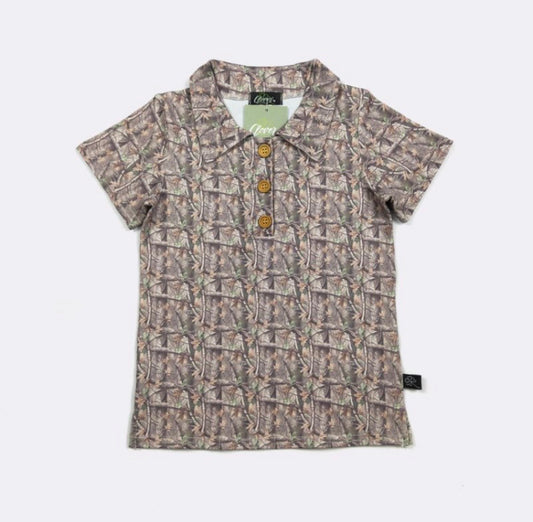 Clothing for Toddler Boy - Woody Camo Boy Collar Shirt