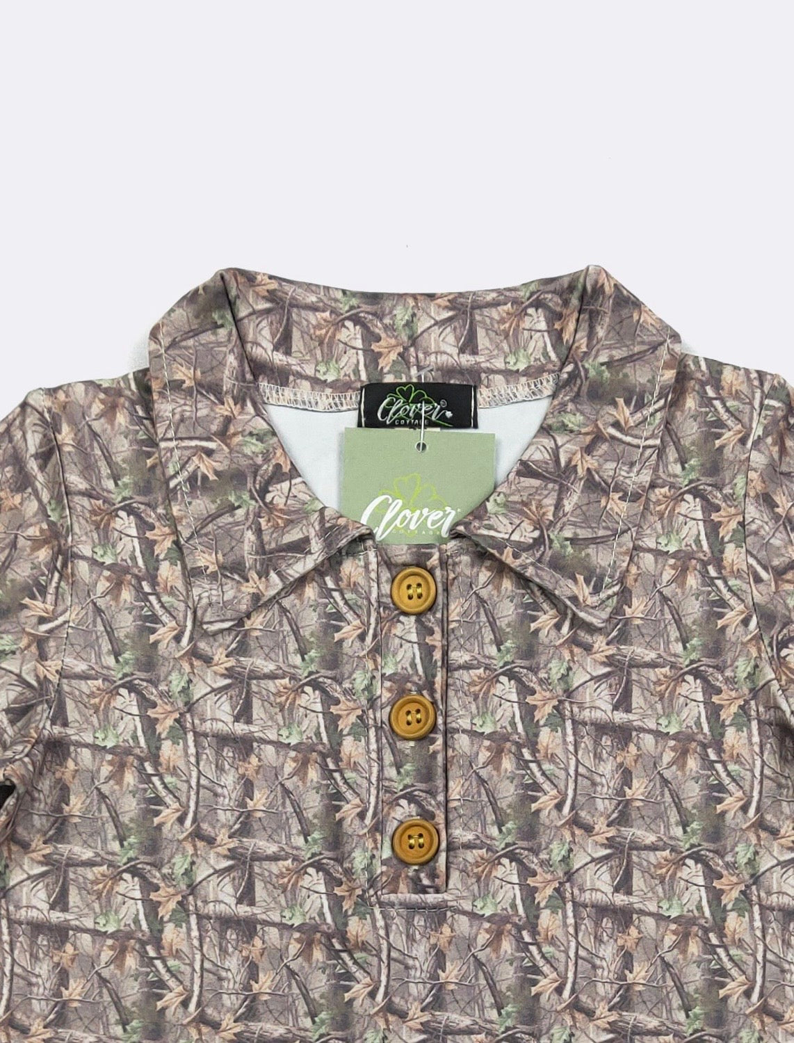 Clothing for Toddler Boy - Woody Camo Boy Collar Shirt