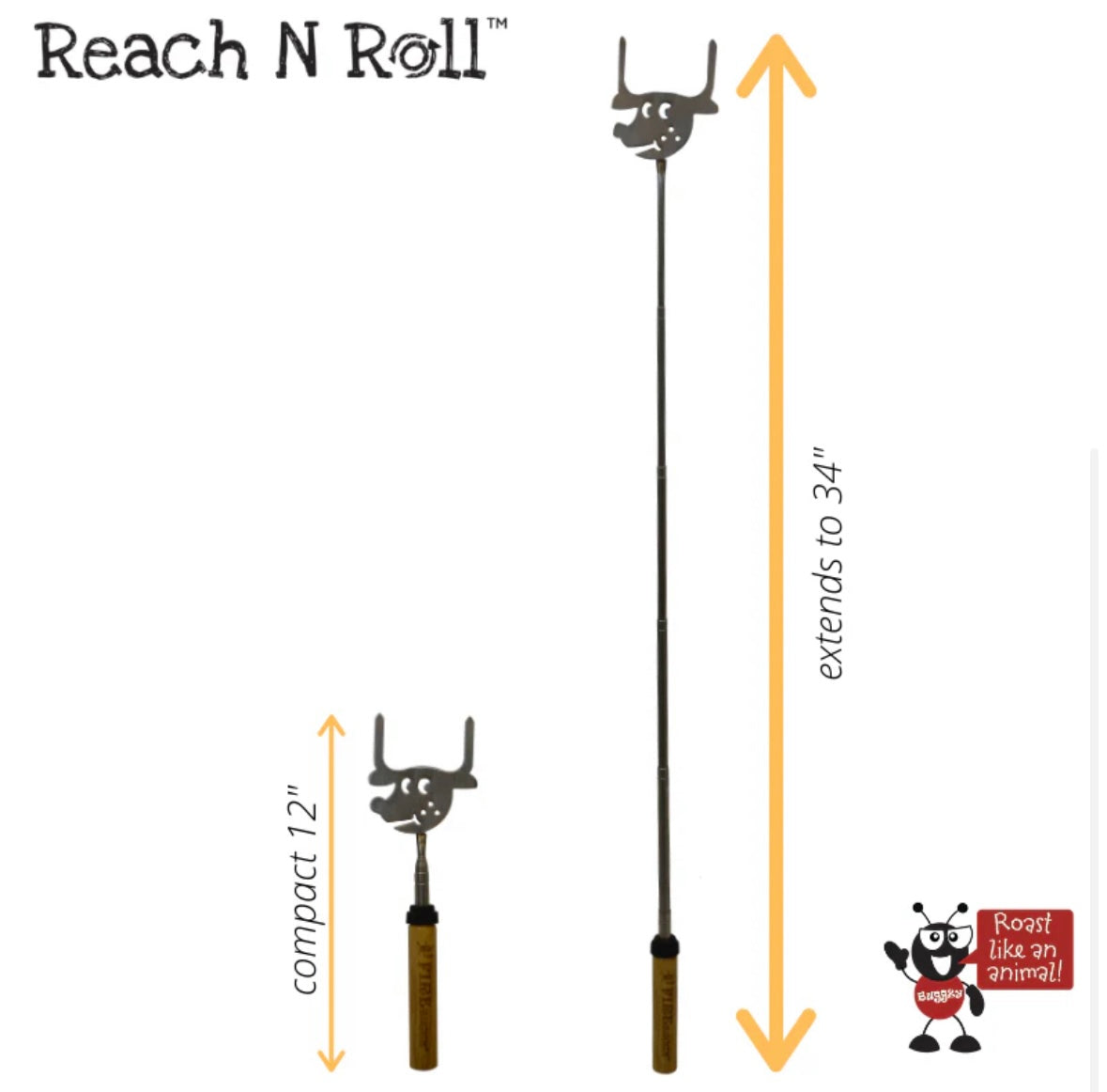 Firebuggz - Reach N Roll Animal Roasters - available in 5 styles
