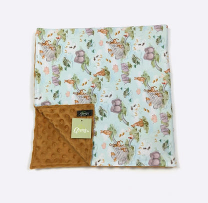 Baby Blanket - Aqua Noah