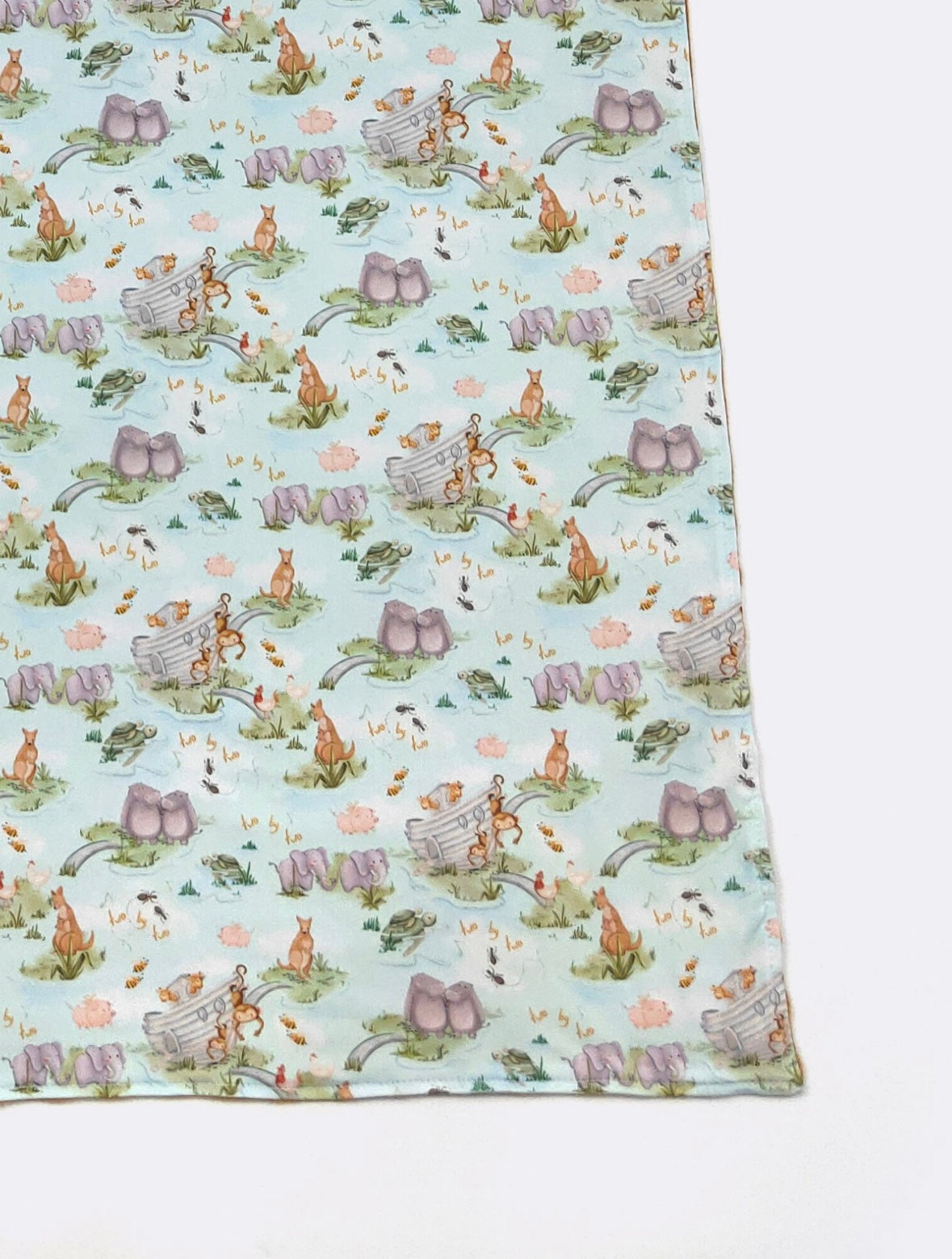 Baby Blanket - Aqua Noah