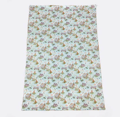 Baby Blanket - Aqua Noah