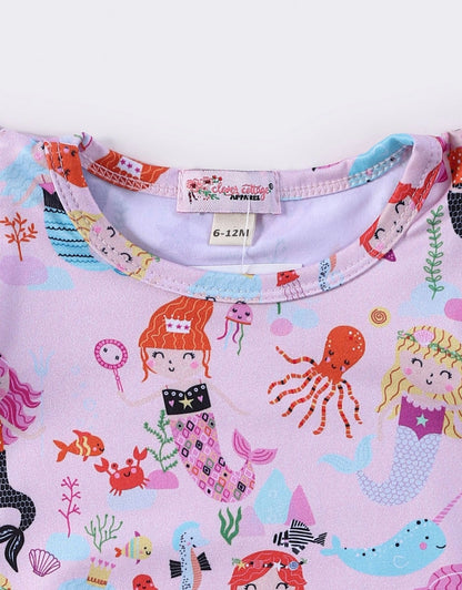 Clothing for Baby Girl - Mermaid Squad Baby Romper