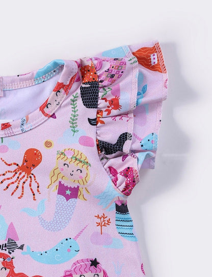 Clothing for Baby Girl - Mermaid Squad Baby Romper