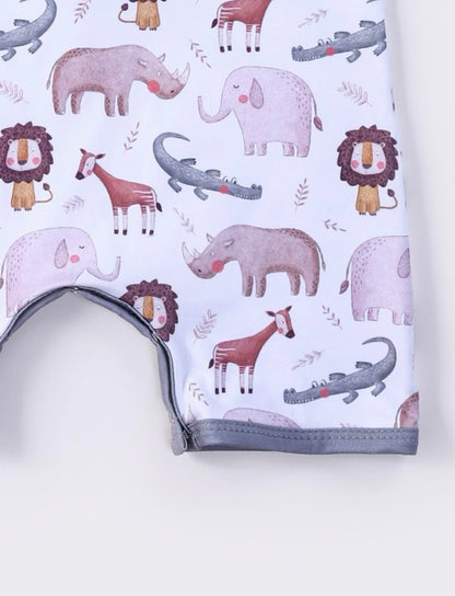 Clothing for Baby Boy -  Wildlife Boy Romper