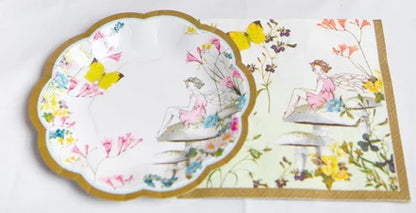 Talking Tables Truly Fairy Paper Napkins (13 inch) for a Birthday Party or Tea Party, Multicolor (20 Pack)