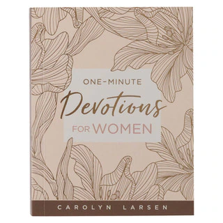 Beige Softcover One-minute Devotions for Women