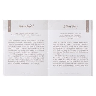 Beige Softcover One-minute Devotions for Women